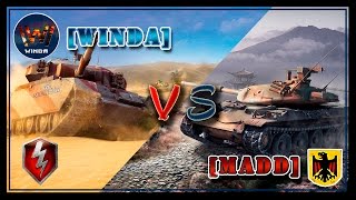 Клановые бои World of Tanks Blitz [WINDA] vs [MADD]