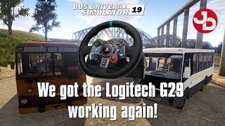 Logitech G29 working again on Bus Driver Simulator 2019