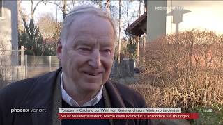 MP-Wahl Thüringen: Reaktion von Alexander Gauland (AfD)