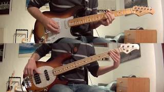 Intro - The xx | Guitar+Bass Cover with Notes+Tab