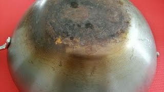 Clean My Burnt Wok - Bar Keepers Friend