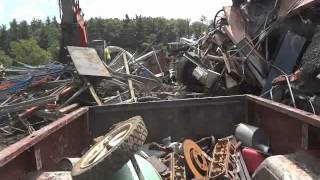 Scrapping Pig iron in the Farm truck