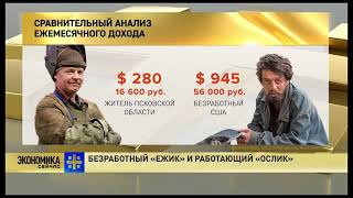 Беззаботный Ёжик и работающий Ослик
