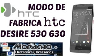 HTC Desire 530, 630, 825 Borrado De fábrica Hard Reset