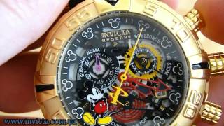 Invicta 22734 Disney Subaqua Limited Edition Gold Swiss Chronograph 500m