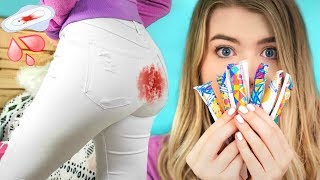Period Hacks ALL Girls NEED To Know! DIYS + HACKS!