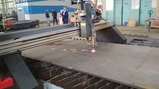 Газовая резка станком TCUT СЕРИИ PSB
