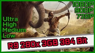 Far Cry Primal || R9 280x 3GB || Low High Ultra 1080P