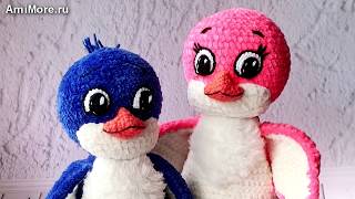 Амигуруми: схема Пингвинята Лоло и Пепе. Игрушки вязаные крючком - Free crochet patterns.