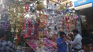 Special Christmas Decorations Market Lohar Chawl Mumbai