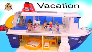 Strange Cruise Ship Trip - LOL Surprise Dolls On Playmobil Vacation  Part 4