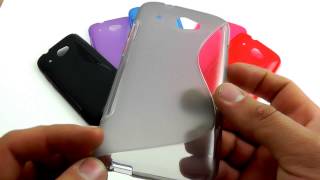 Обзор: Модный Силиконовый Чехол-Накладка для HTC Desire 601. ОБЗОР