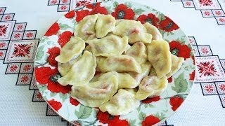 Вареники с клубникой рецепт приготовления Тесто для вареников Вареники з полуницею Тісто на вареники
