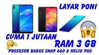 rekomendasi hp 1 jutaan terbaik terbaru 2019 ram 3 gb
