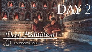 第二天 - 60分鐘深度冥想 - 西藏缽音. 靜心&平靜 - (DAY 2 Meditation) Tibetan Healing Bowls