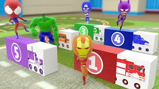 Colors for Kids Nursery Rhymes for Children | Fun Learning Colors Video | Learn Street Vehciles