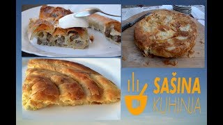 Burek Pita Sirnica Recept kao iz pekare - Sašina kuhinja