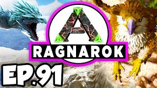 ARK: Ragnarok Ep.91 - ALPHA T-REX VS SCION OF WINTER DINOSAURS!!! (Modded Dinosaurs Gameplay)