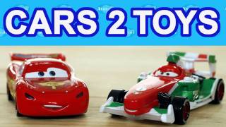 Cars 2 Movie Toys Lightning McQueen & Francesco Bernoulli Toy Review