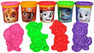 Play Doh Molds for Kids Learn Colors with Play Doh Can Heads Cartoon Cutters Creative for Kids