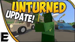Unturned ➤ Update - RACECAR, MILITARY JEEP, GOLD KATANA & More!
