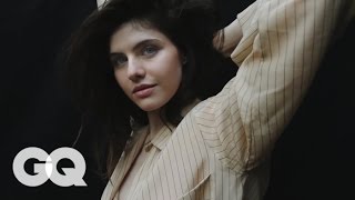Alexandra Daddario Behind the Scenes - Details Magazine