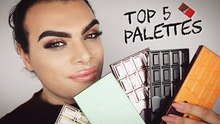 TOP 5 CHOCOLATE PALETTES