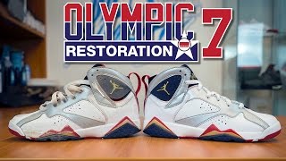 Restorations With Vick - Air Jordan Olympic 7 Restoration