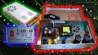Импульсный блок питания T-500-48. АС100-240В 480Вт 48В 10А из Китая