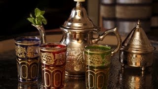Moroccan Mint Tea & Saffron Tea شاي مغربي بالنعناع وشاي بالزعفران