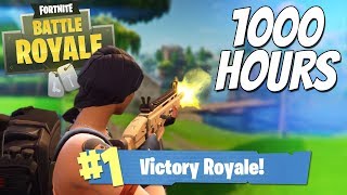 What 1000 HOURS of FORTNITE Experience Looks Like || Fortnite Battle Royale Victory Royale