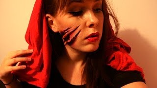 HALLOWEEN PIKATUTO : Punahilkka | Veriset Raapaisujäljet | MaanoMeikkaa
