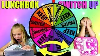 THE LUNCH BOX SWITCH UP CHALLENGE!!! SPIN THE WHEEL GAME!!!