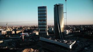CityLife Milan | Generali Tower By Zaha Hadid by drone | 4K Aerial