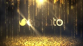 Glitter Rain Logo (After Effects Template) ★ AE Templates