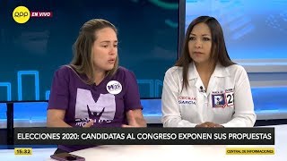 Candidatas discuten por la migración venezolana en Perú: "La solución no es que se vayan todos"