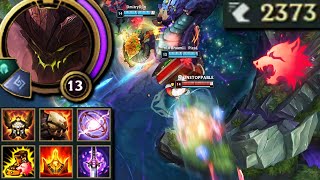 Malphite but he's going rly rly fast because he's "going as fast as he can" at 2300 MS lmao