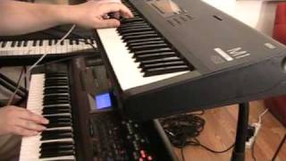 Korg M1 & Roland V-Synth New Age style improvisation