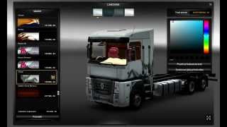 Euro Truck Simulator 2 Renault Magnum Mega Tuning Mod Tandem