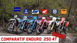 Essai Comparatif ENDURO 250 4T 2020 : HONDA - KTM - HUSQVARNA - SHERCO - TM - YAMAHA
