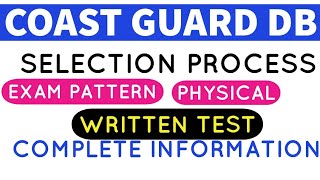 COAST GUARD NAVIK DB SELECTION PROCESS BY-MANOJ PRAJAPAT