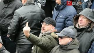 Во Владивостоке выступили против системы "ЭРА-ГЛОНАСС" (19 февраля 2017 года)