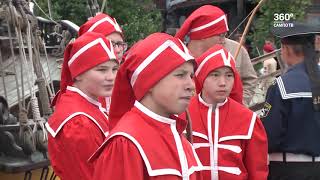 Флаги на судне “Святой Косма”