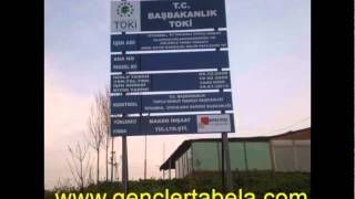 İnşat Tabelası Modelleri