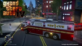 GTA IV - FDNY/ FDLC - Fifth day with the fire department!