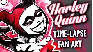 HARLEY QUINN Art by Mary Doodles