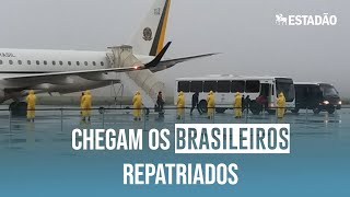 Veja a chegada dos brasileiros repatriados da China