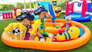 Diana dan Roma Water Balloons Berkencan dengan Baby Oliver
