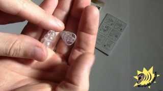 Беруши E.A.R. Ultra Clear из силикона.