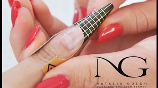Постановка формы на проблемных ногтях (наращивание). Periscope / Forms for problem nails